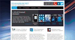 Desktop Screenshot of etayazilim.net