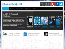 Tablet Screenshot of etayazilim.net